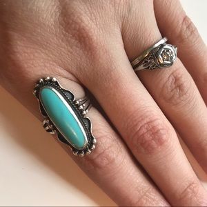 Turquoise statement ring